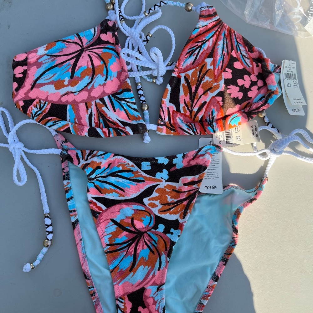Aerie bikini top and bottom